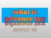 What is advance tax